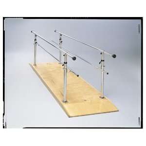  Height Adjustable Parallel Bars With Platform, 12 Foot 