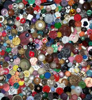 1000 Antique & Vintage Buttons Unique Unusual Indian Head  