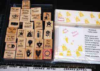 STAMPIN UP MINI MATES 28 RUBBER STAMPS LIGHTHOUSE  