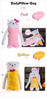 Cute dog Body Pillow toy comfort gift 2type decoration  