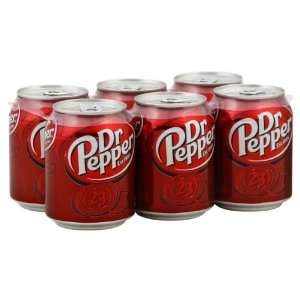 PEPSI DR PEPPER SODA 6 PACK 12 OZ CANS Grocery & Gourmet Food