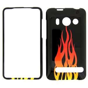  SPRINT HTC EVO 4G FLAME HARD PROTECTOR COVER CASE / SNAP ON PERFECT 