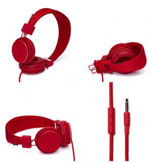 This listing is for one (1) pair of Urbanears Red Plattan Plus 