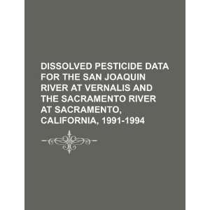 Dissolved pesticide data for the San Joaquin River at Vernalis and the 
