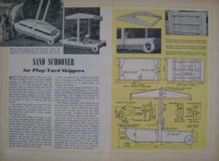 How to Build SCHOONER SANDBOX on WHEELS w CANOPY PLANS  