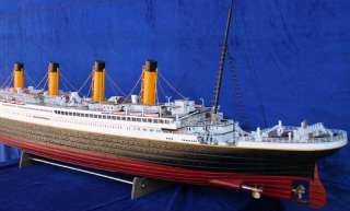   real ship above or the model hint its the model titanic history the