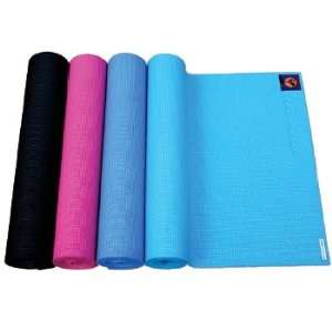  Yoga and Pilates BLACK Exercise Mat Extra Thick Sports 