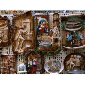  Romeo and Juliet Plaques at Souvenir Stall, Verona, Veneto 