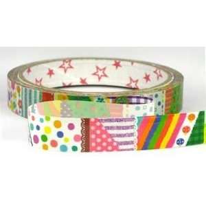   cute colourful Sticky Deco Tape flower stripes donuts Toys & Games