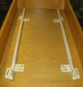 Rollout shelf concealed undermount drawer slides 24  