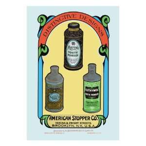   Distinctive Designs for Tooth Powders , 24x32