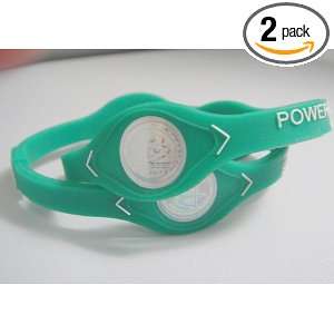   Balance Bracelet Wristband Green with RANDOM lettering, Size Small