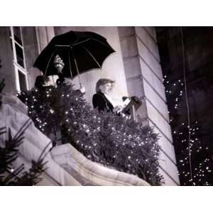 Princess Diana Turns on the Christmas Lights on Regent Street 