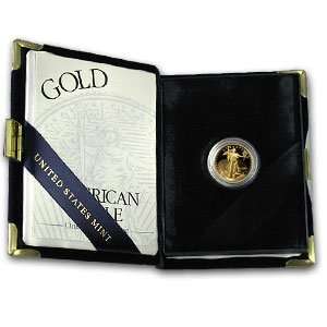  2001 W 1/10 oz Proof Gold American Eagle (w/Box & CoA 