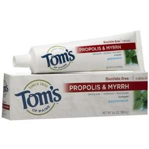Toms of Maine Antiplaque with Propolis & Myrrh Paste Peppermint 5.5 