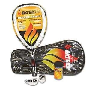  Ektelon Power Pack Racquetball Racket, Eyewear, Balls 