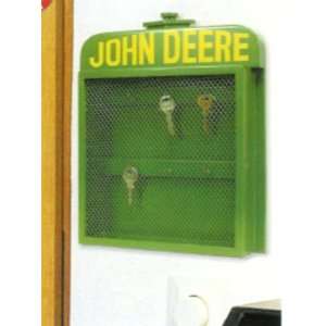 JOHN DEERE tractor Radiator Wooden Key Box rack decor  
