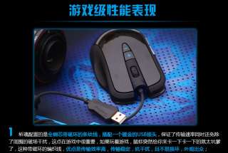   7D 2000DPI Spider Soul Wired Mice Laser USB Gaming Mouse Music Control