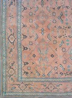9x9 SQUARE ANTIQUE 1920 COTTON INDIAN AGRA ORIENTAL HAND KNOTTED AREA 