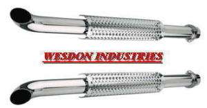 Wesdon Truck Stacks Chrome Plated 3 X 50 2 Stack  