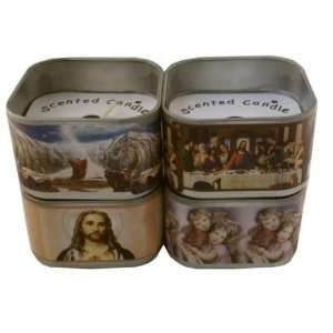  Religious Tin Candle Case Pack 24