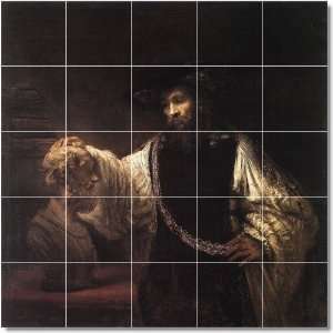  Rembrandt Historical Shower Tile Mural 16  40x40 using 