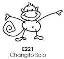 Stampendous Rubber Stamp CHANGITO SOLO Monkey  
