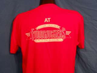   FUDDRUCKERS YOU WONT BELIEVE HOW BIG IT IS SOFT RED t shirt LARGE L