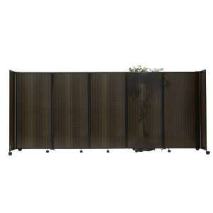  Room Divider 360 Portable Partition, Bronze Polycarbonate 