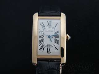 CARTIER LARGE 18KT AMERICAN TANK W2603156 Watch  