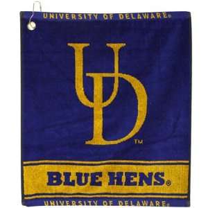   Hens 16 x 19 Royal Blue Woven Jacquard Golf Towel