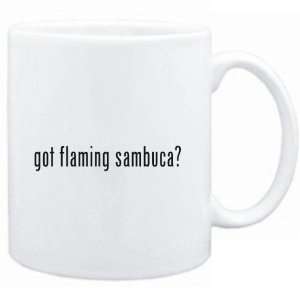    Mug White GOT Flaming Sambuca ? Drinks