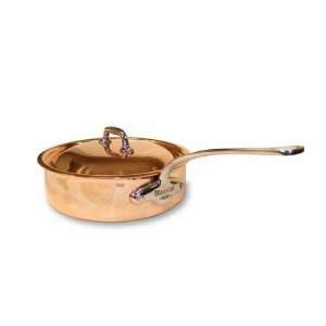 Mauviel MHeritage Copper Saute Pan & Lid  3.4 qt with Stainless Steel 