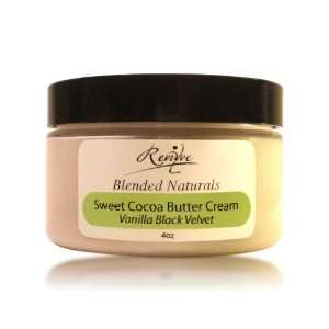 Blended Naturals Sweet Cocoa Butter Cream   Vanilla Black 