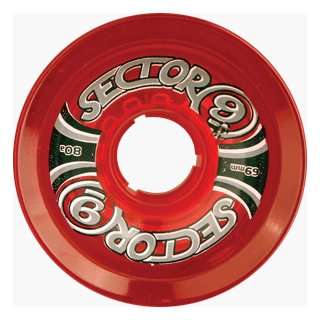  SEC 9 SLALOM 80a 69mm CLEAR RED
