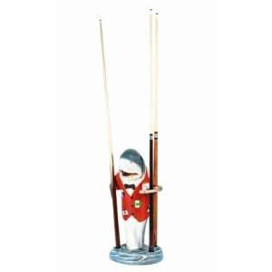 Shark   Red   Pool Cue Holder