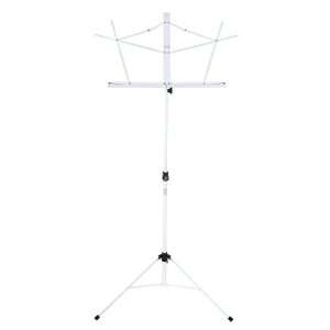  West Music Compact Folding Sheet Music Stand, White 