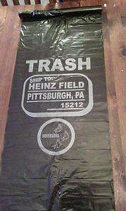 Baltimore Ravens / Pittsburg Steelers 30 gallon Trash Bag New  
