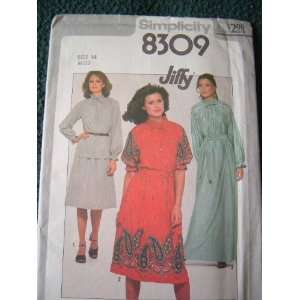   SIZE 14 (BUST 36) SIMPLICITY SEWING PATTERN #8309 