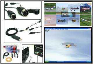 Transmitter Flight Simulator Helicopter FMS USB Cable  