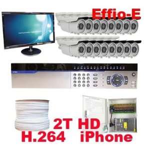  High End 16 Channel FULL D1 HDMI DVR (2T HDD) w/ 700TVL 1/3 Sony 