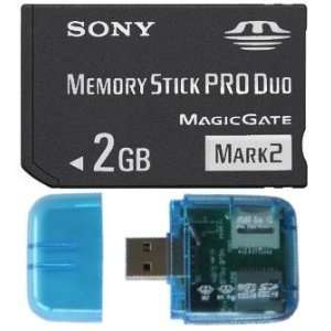  Sony 2 GB 2GB Memory Stick PRO Duo Flash Memory Card with 