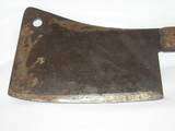 Vintage Village Blacksmith Meat Cleaver Butchers Knife  
