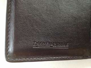 Classic NWT Dooney & Bourke Letter Wallet Leather and Logo Fabric 