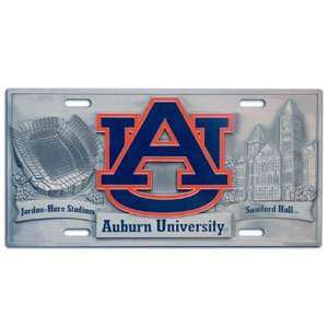  Auburn Tigers Pewter License Plate