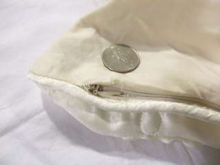 BARBARA BARRY   Dream Silk Ivory Quilted Euro Pillowsham  