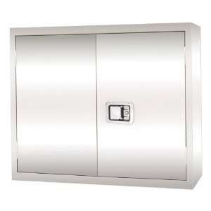  Stainless Steel Wall Storage Cabinet with Paddle Lock 