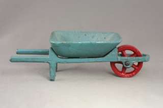 Vintage Toy Cast Iron Wheelbarrow Hamburg Band 1959  