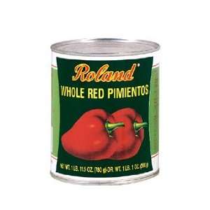 Roland Red Sweet Peeled Pimientos, 27.5 Grocery & Gourmet Food