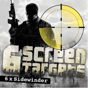  6 x SIDEWINDER SCREEN TARGETS Modern Warfare 3 Perk Video 